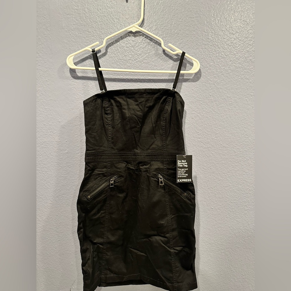 New - never worn black mini dress size 8